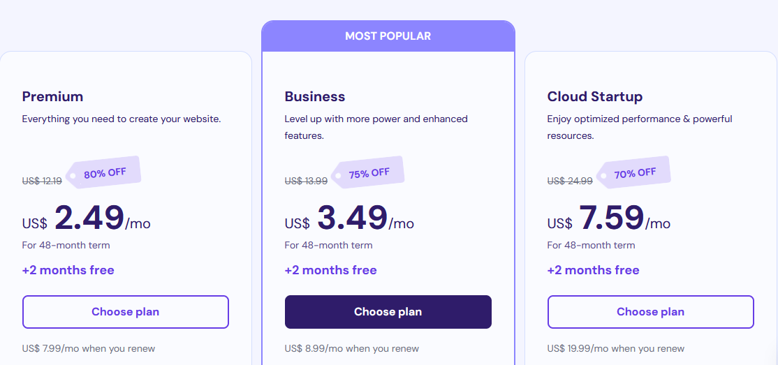 Hostinger Pricing and Affordability